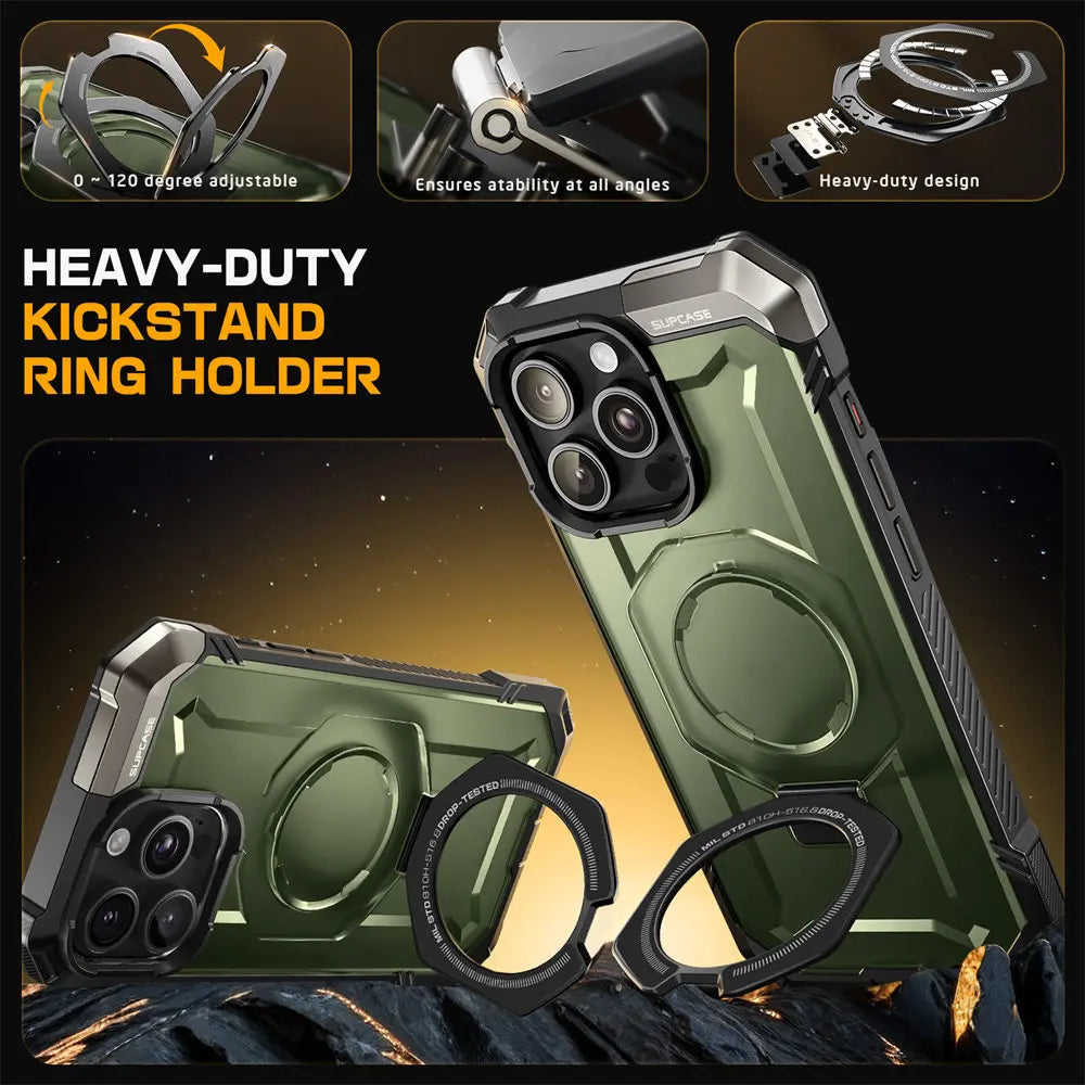 Rugged MagSafe iPhone Case with Camera Capture Button