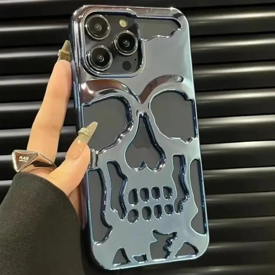 Luxury Skeleton Skull Case for iPhone - CaseifyTrend