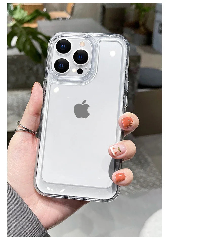 Luxury Transparent Shockproof Armor Case - CaseifyTrend