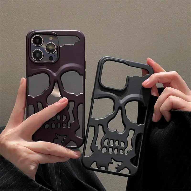 Luxury Skeleton Skull Case for iPhone - CaseifyTrend