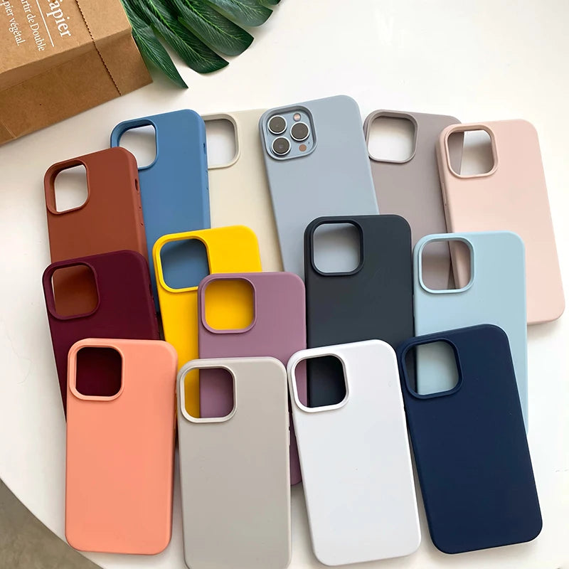 Liquid Silicone Protective Case for iPhone - CaseifyTrend