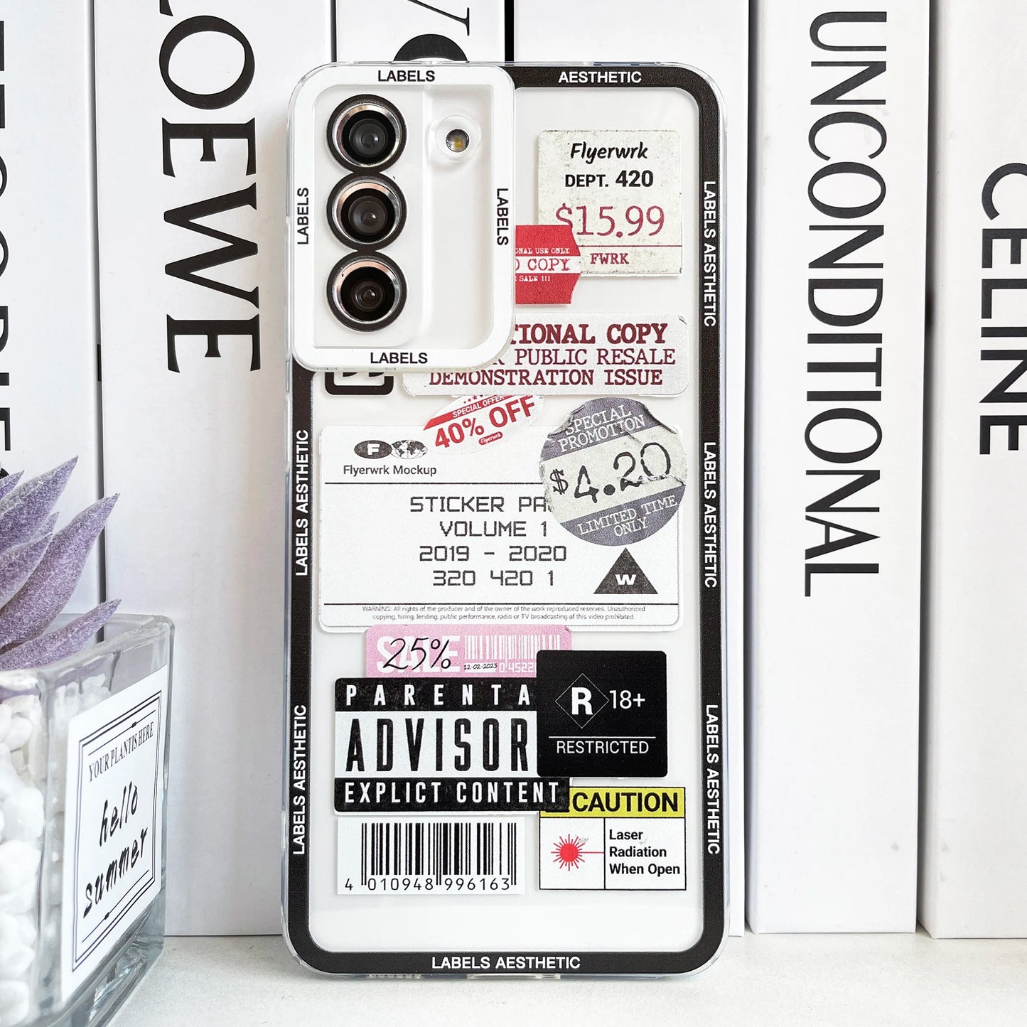 Stickers Collage Case for Samsung Galaxy