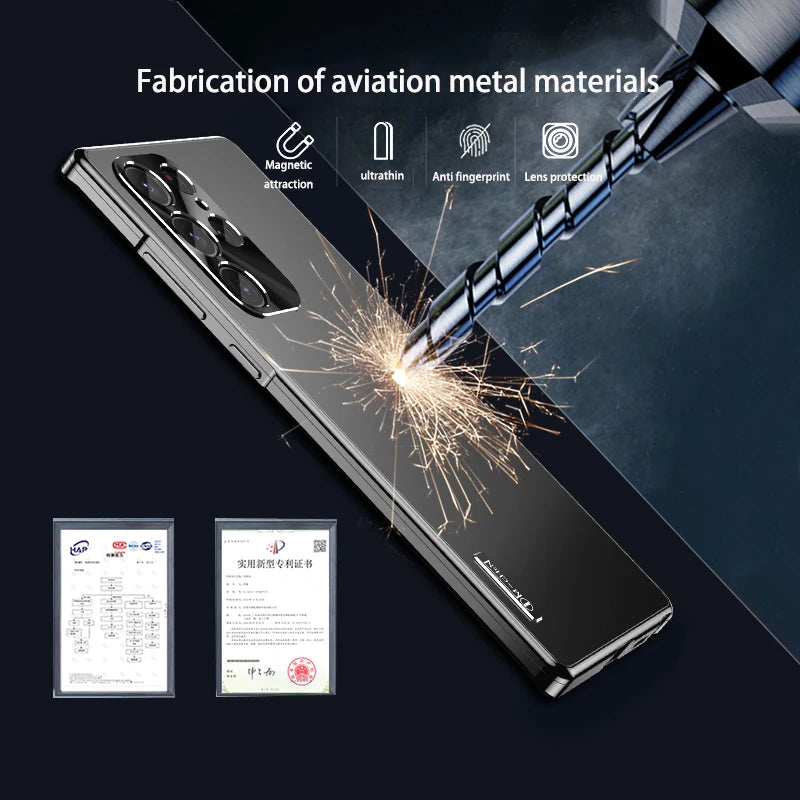 Ultra-Thin Magnetic Metal Case for Samsung Galaxy