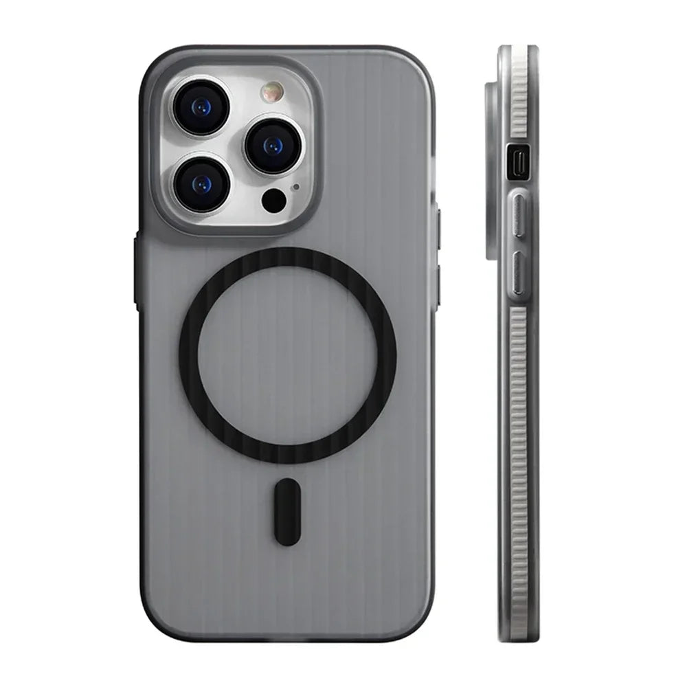 Corrugated Magsafe Magnetic Case for iPhone - CaseifyTrend