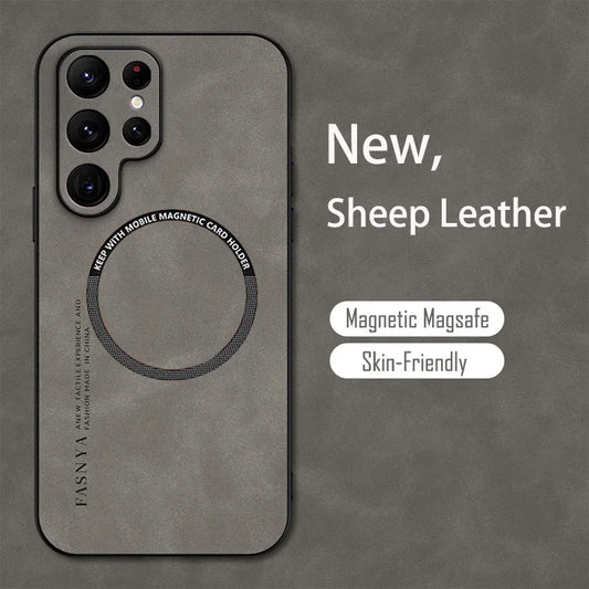 Magsafe Vintage Leather Case for Samsung Galaxy