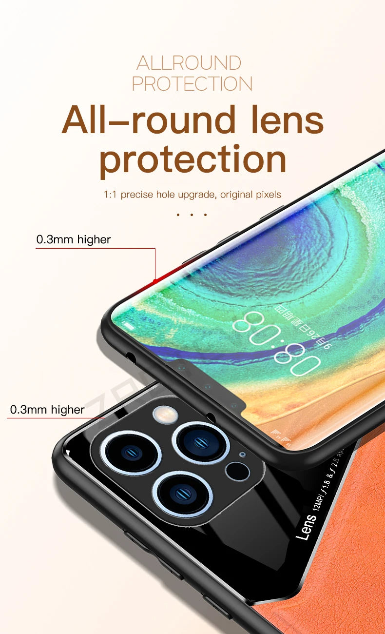 PU Leather Magnetic Case for iPhone