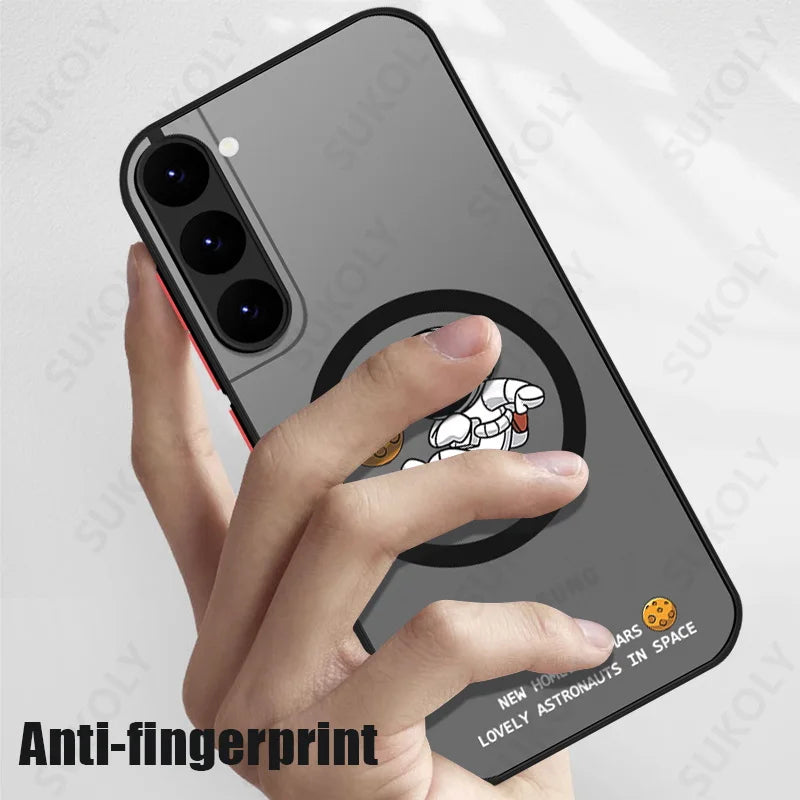 Magnetic Magsafe Astronaut Case for Samsung Galaxy