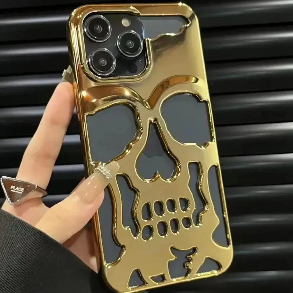 Luxury Skeleton Skull Case for iPhone - CaseifyTrend