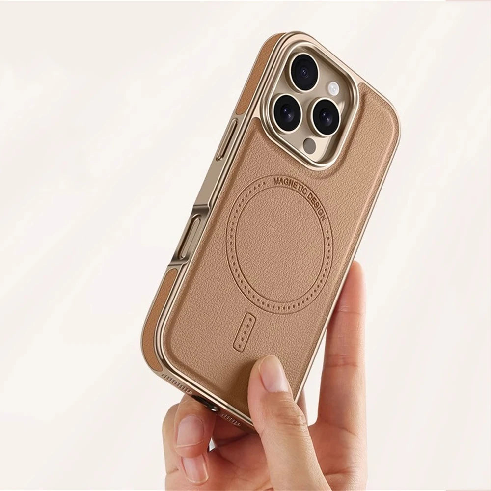 Luxury Business Leather Case for iPhone