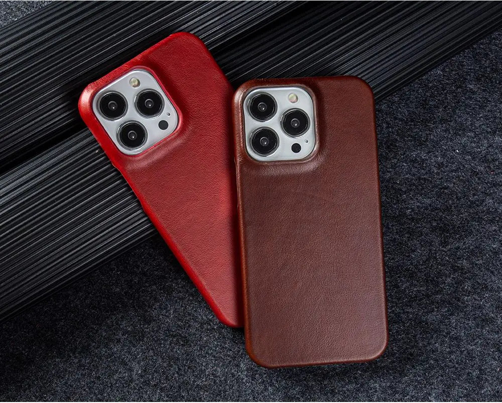 Luxury Leather Case for iPhone
