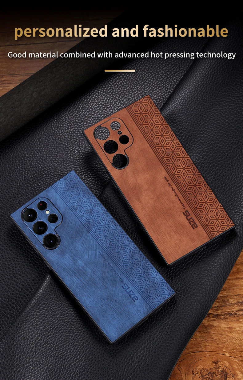 Luxury Leather Business Case for Samsung Galaxy - CaseifyTrend