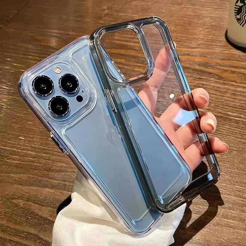 Luxury Transparent Shockproof Armor Case - CaseifyTrend