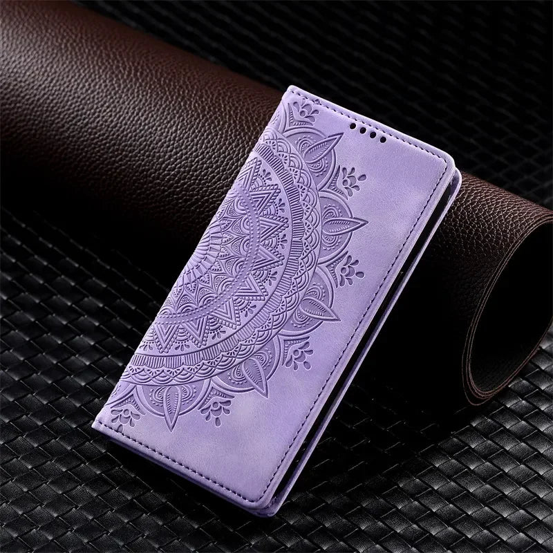 Magnetic Flip Leather Wallet Case for Samsung Galaxy