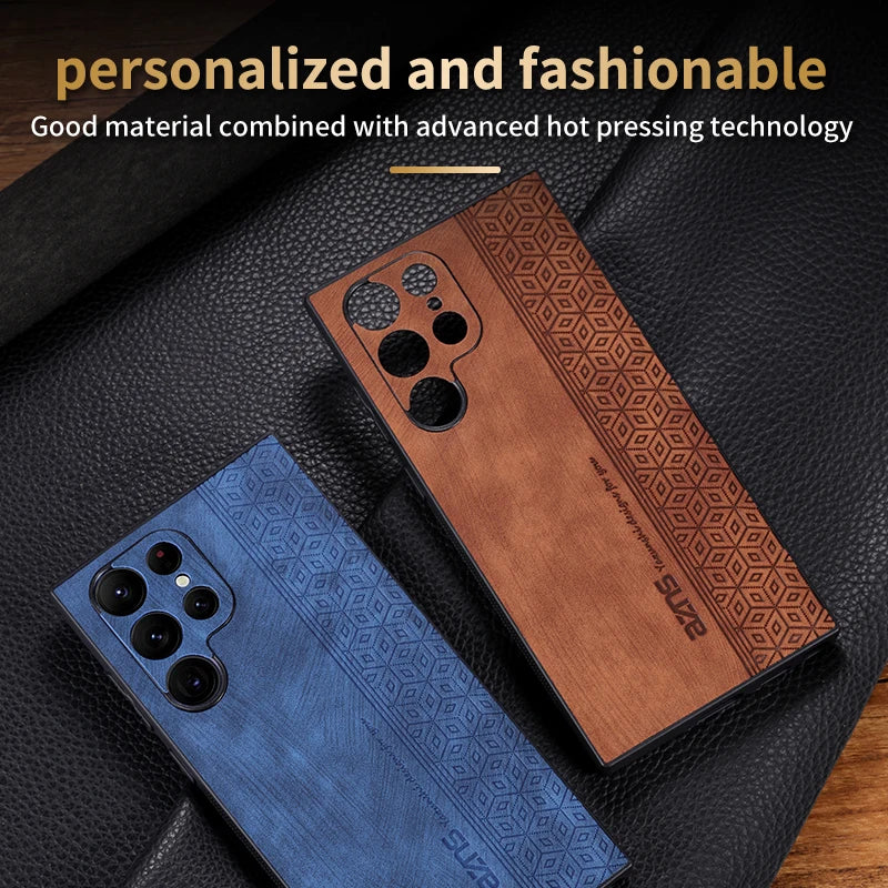 Luxury Leather Business Case for Samsung Galaxy - CaseifyTrend