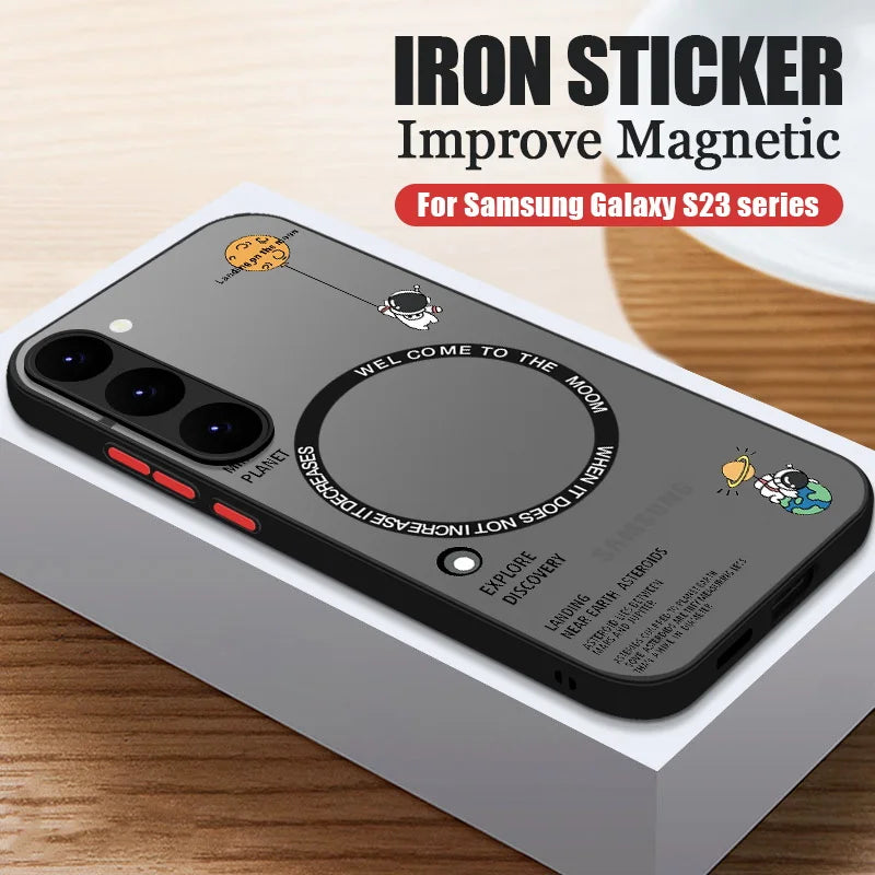 Magnetic Magsafe Astronaut Case for Samsung Galaxy