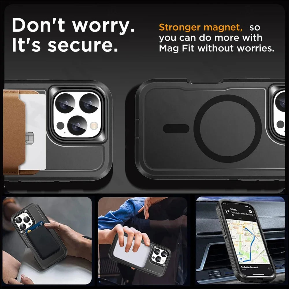 Heavy Duty Kickstand Case for iPhone