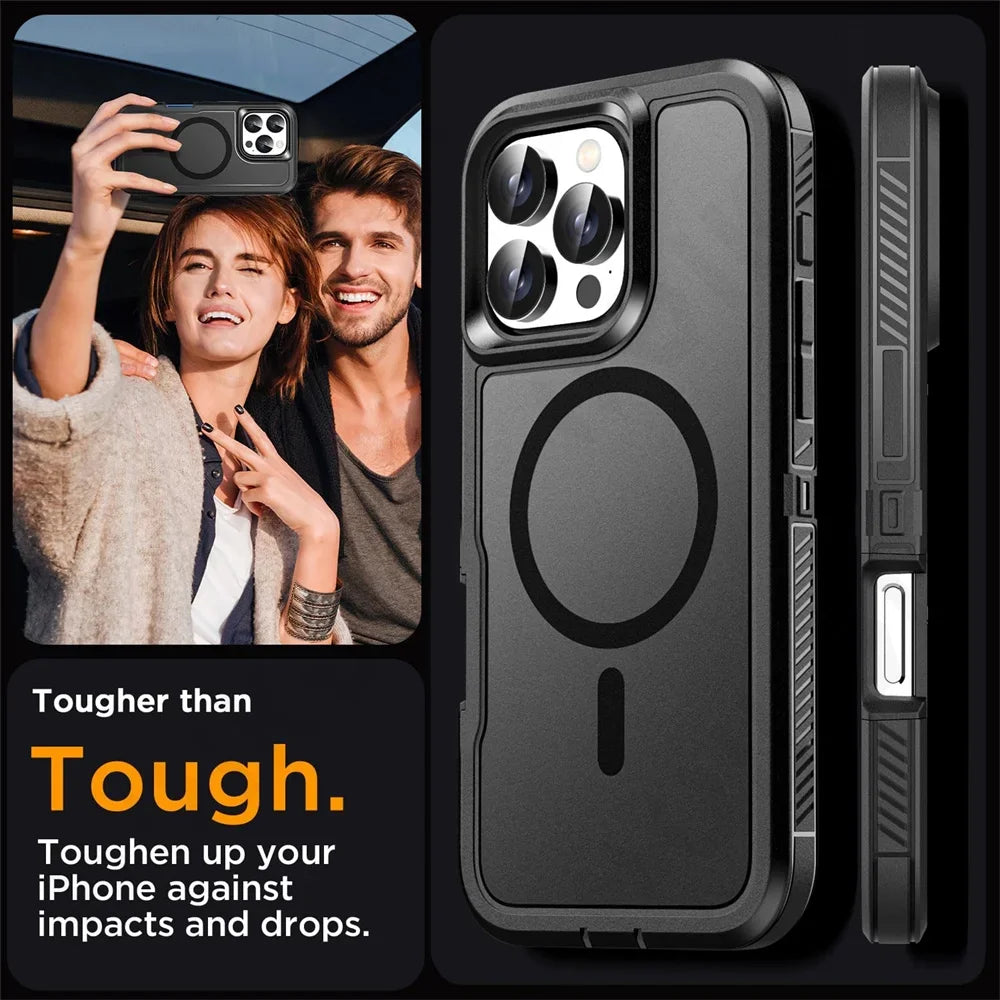 Heavy Duty Kickstand Case for iPhone