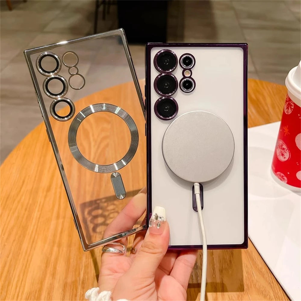 Plating Magnetic Case for Samsung