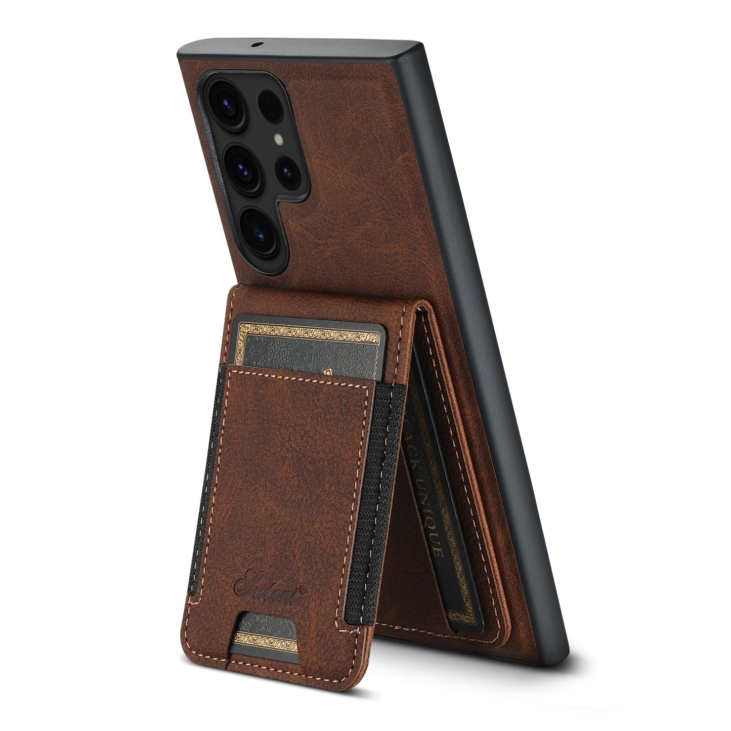 Leather Wallet Phone Case with Card Holder - CaseifyTrend