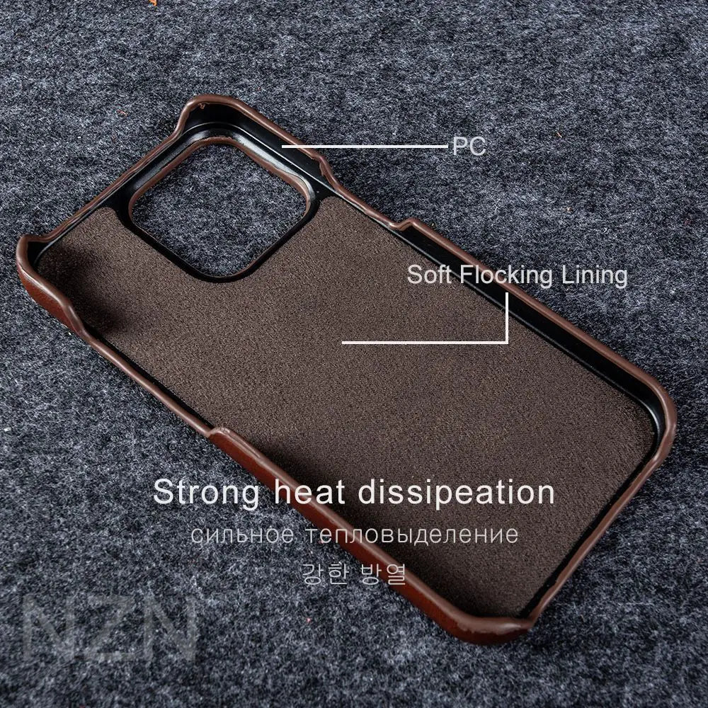Luxury Leather Case for iPhone