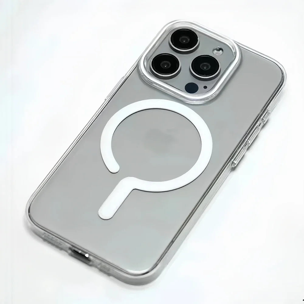 Titanium Gray Magsafe Shockproof Case for iPhone - CaseifyTrend