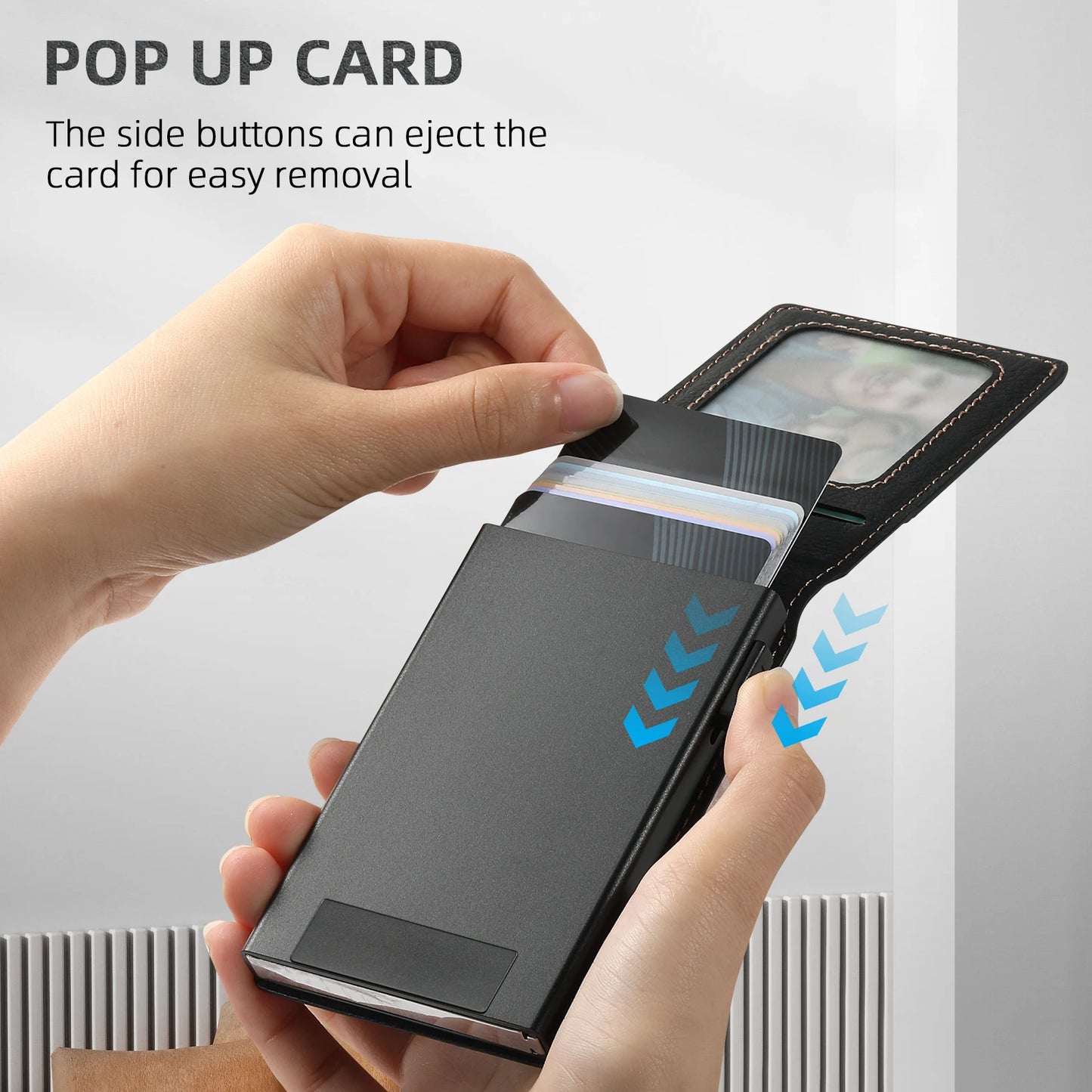 Luxury PU Leather Wallet Phone Case with Card Slot for Samsung