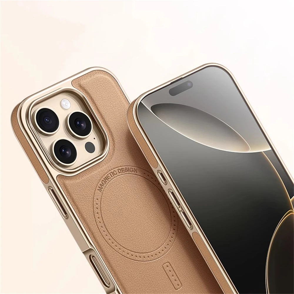 Luxury Business Leather Case for iPhone