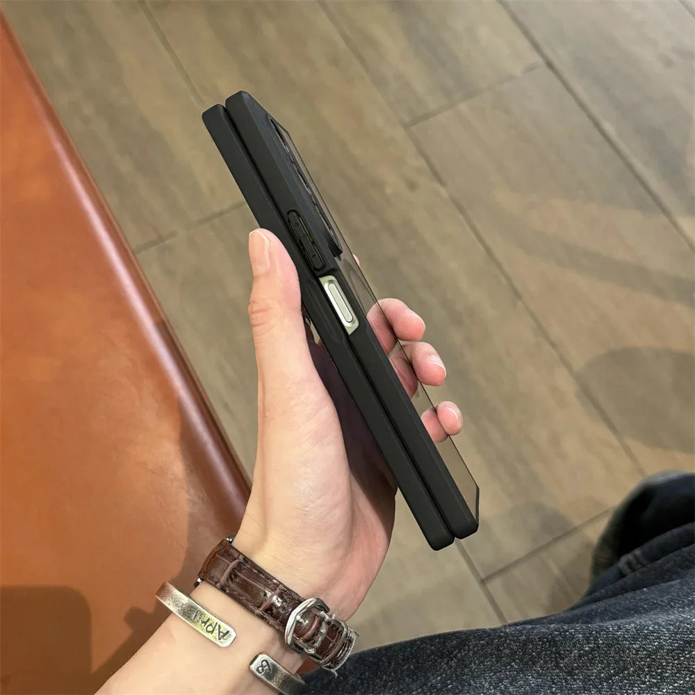 Luxury Transparent Magsafe Case for Samsung Galaxy Z Fold