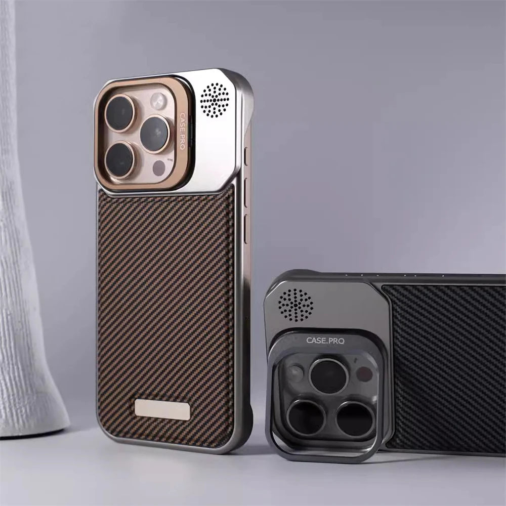 Luxury Frameless Carbon Fiber Case for iPhone
