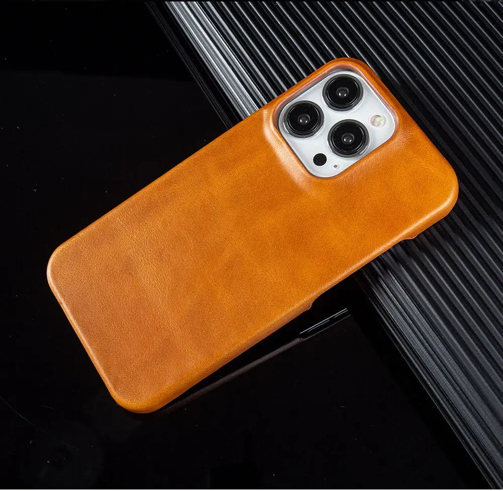 Luxury Leather Case for iPhone