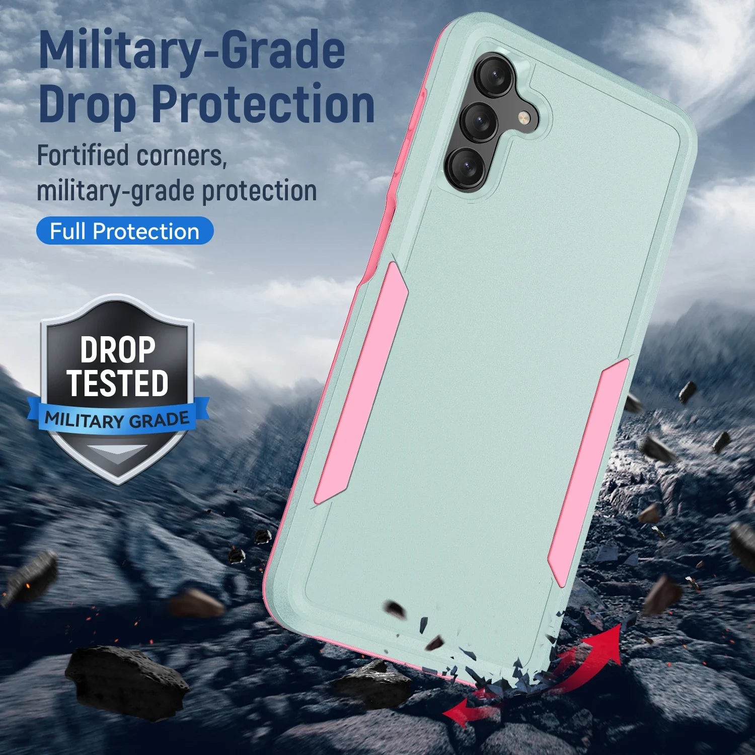 Heavy Duty Rugged Shockproof Case for Samsung - CaseifyTrend