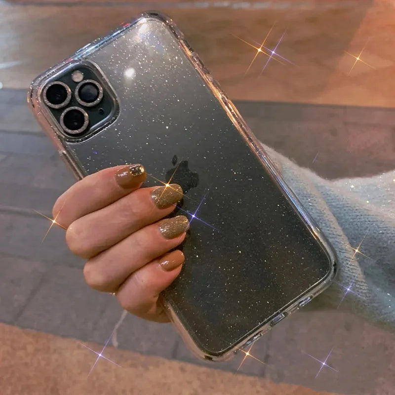 Luxury Bling Glitter Clear Case for iPhone - CaseifyTrend