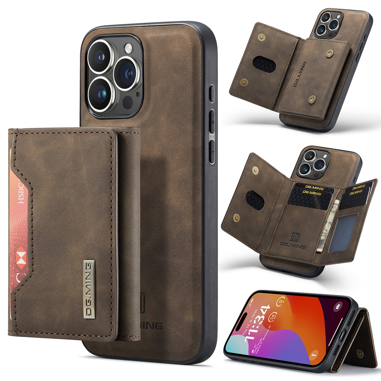 2-in-1 Detachable Wallet Case for iPhone