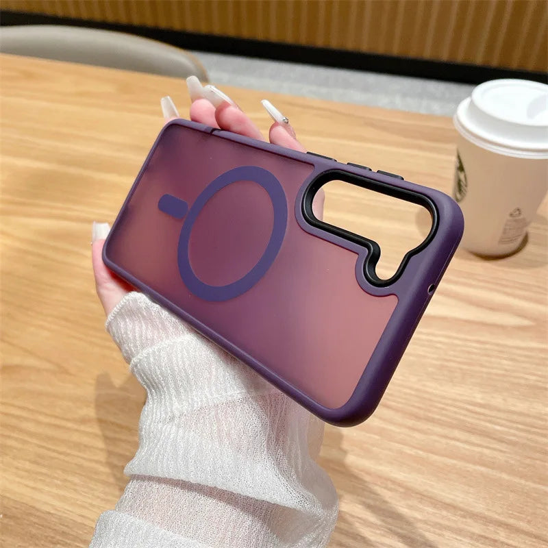 Luxury Matte Translucent Business Case for Samsung Galaxy