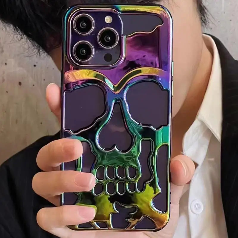 Luxury Skeleton Skull Case for iPhone - CaseifyTrend