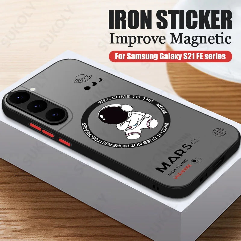 Magnetic Magsafe Astronaut Case for Samsung Galaxy