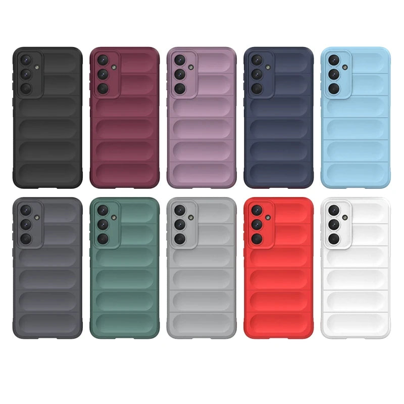 Soft Liquid Silicone Shockproof Case for Samsung Galaxy