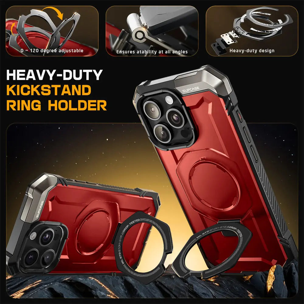 Rugged MagSafe iPhone Case with Camera Capture Button