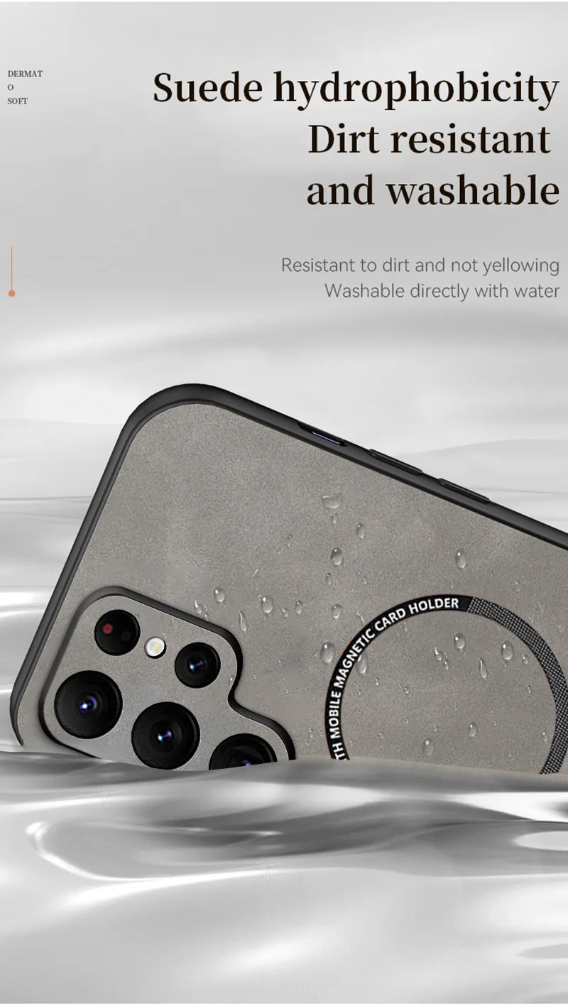 Magsafe Vintage Leather Case for Samsung Galaxy