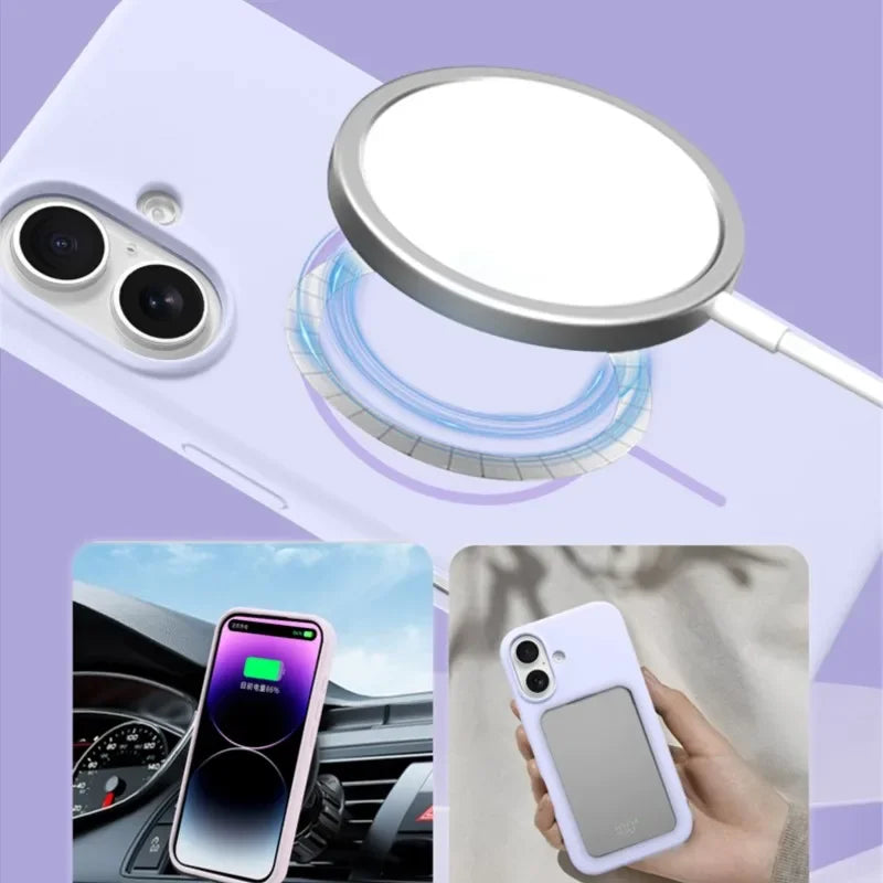 Liquid Silicone MagSafe Case for iPhone - CaseifyTrend