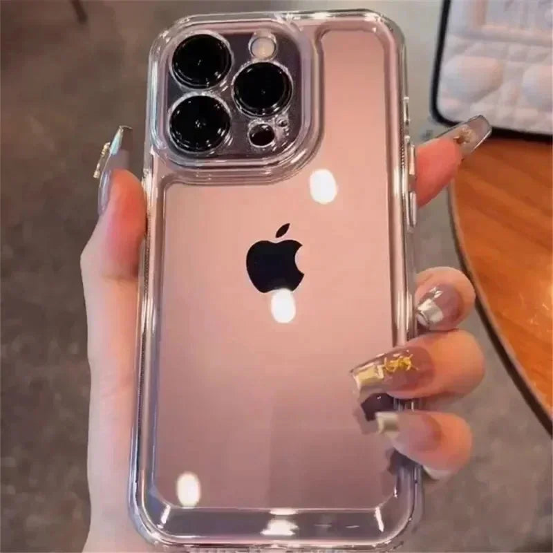 Luxury Transparent Shockproof Armor Case - CaseifyTrend