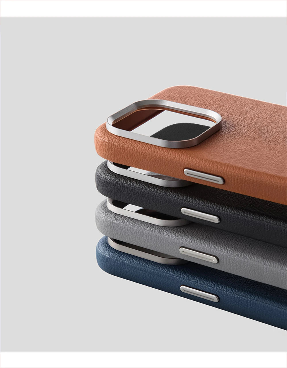 Luxury PU Leather Magnetic Case for iPhone