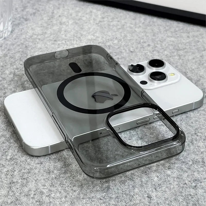 Ultra Thin MagSafe Transparent Case for iPhone - CaseifyTrend