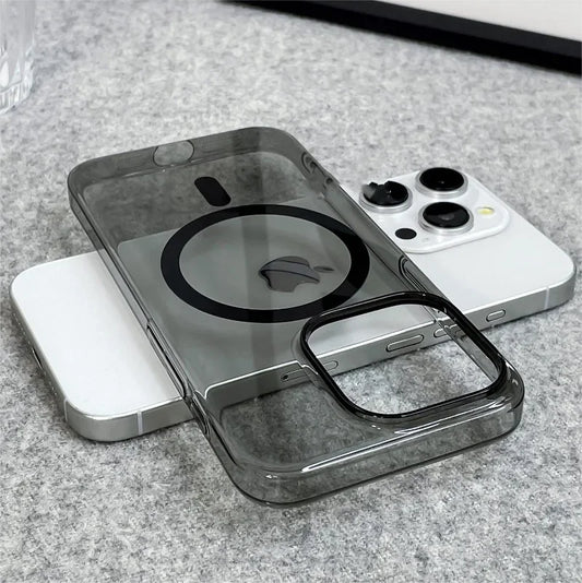 Ultra Thin MagSafe Transparent Case for iPhone