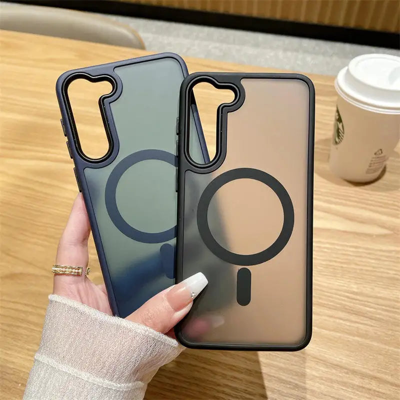 Luxury Matte Translucent Business Case for Samsung Galaxy