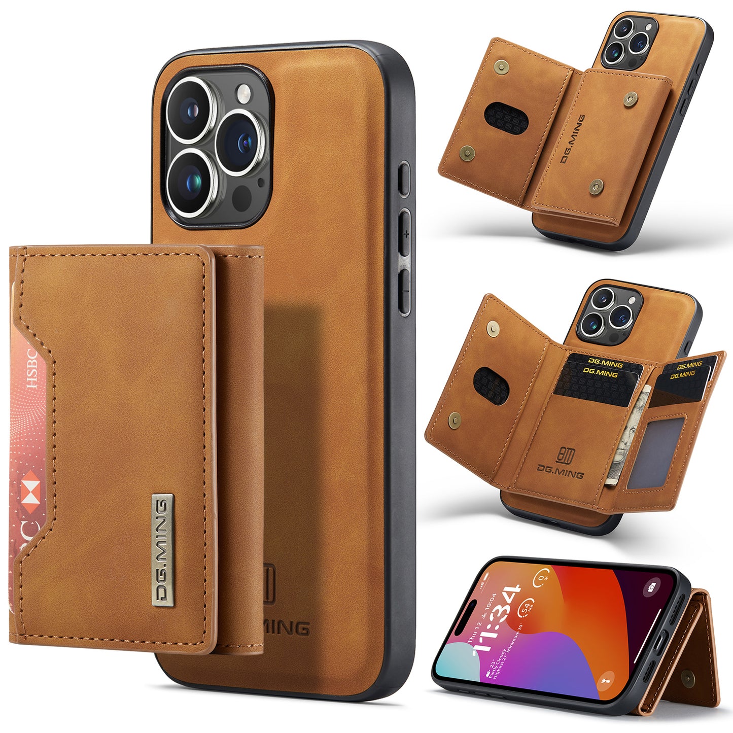 2-in-1 Detachable Wallet Case for iPhone