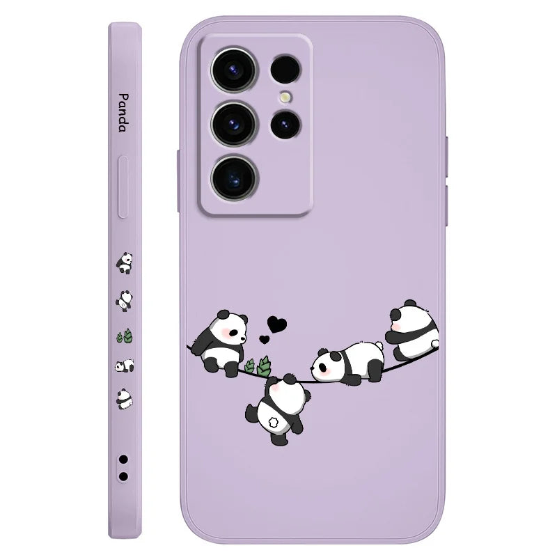 Cute Baby Panda Phone Case for Samsung Galaxy