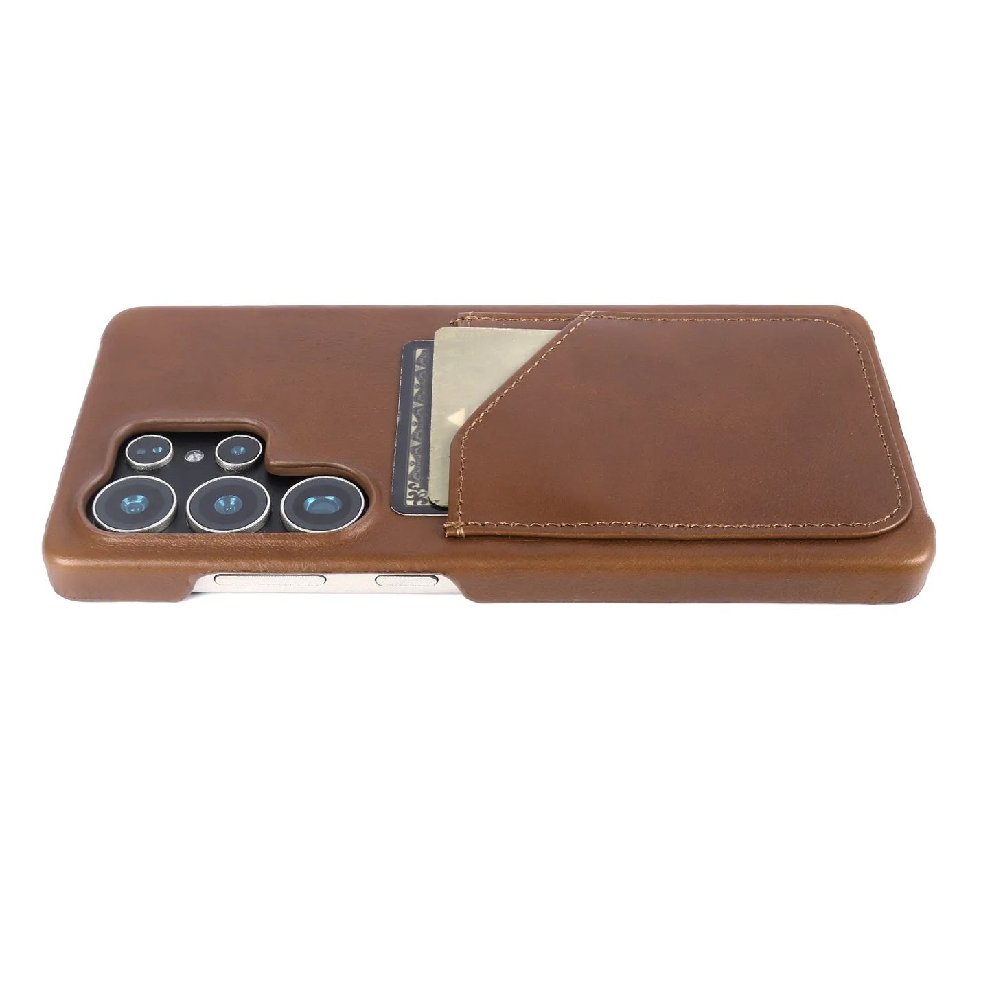Premium Leather Card Slot Case for Samsung Galaxy