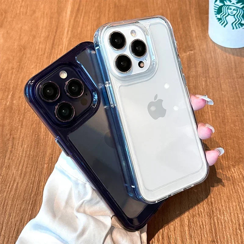 Luxury Transparent Shockproof Armor Case - CaseifyTrend