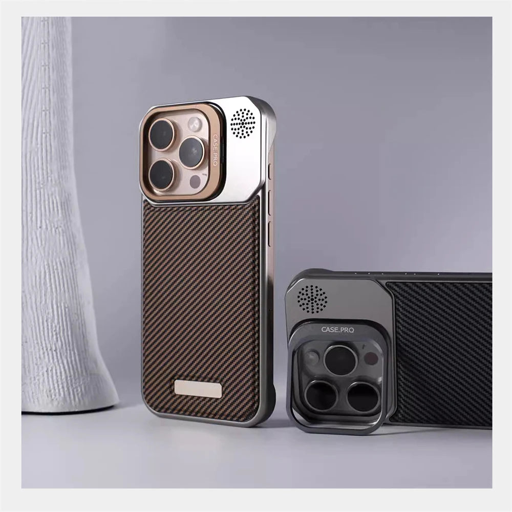 Luxury Frameless Carbon Fiber Case for iPhone